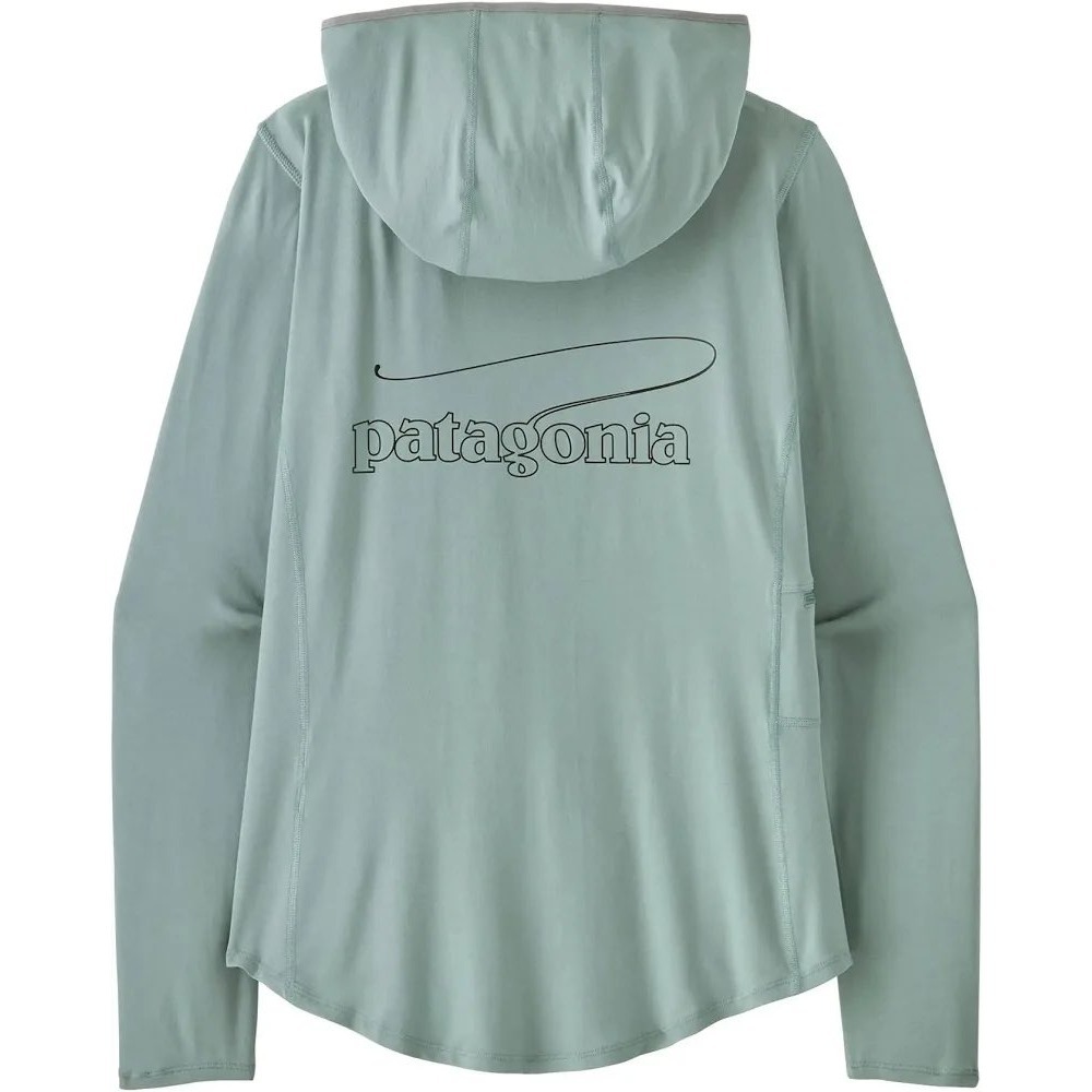 Patagonia Tropic Comfort Natural Graphic‎ Hoody Casting Logo Thermal Blue XS NWT